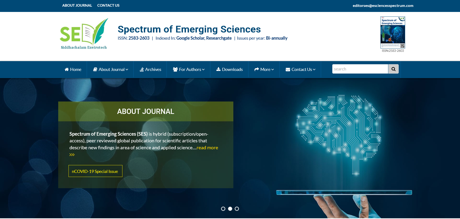 Spectrum of Emerging Sciences (SES)